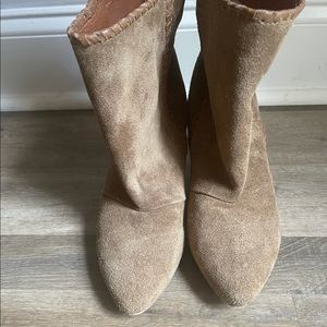 Charles by Charles David suede leather wedges